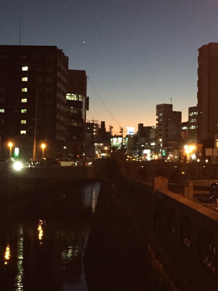 夕日