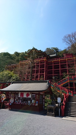 参拝。
